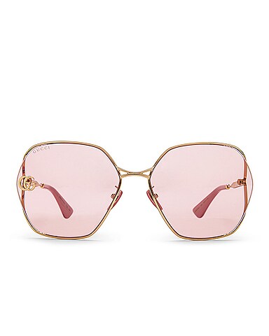 Fork Oversize Square Sunglasses
