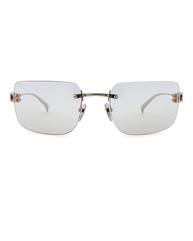 Block Bending Rectangular Sunglasses