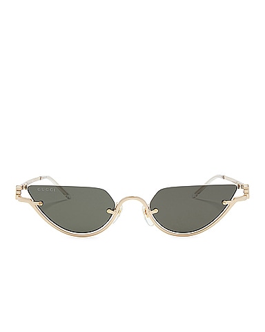 GG Upside Down Cat Eye Sunglasses