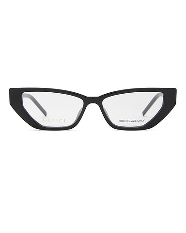 G Squared Strass Logo Narrow Eyeglasses