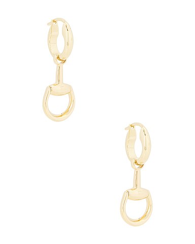 Horsebit Hoop Earrings