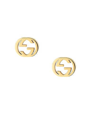 Interlocking G Butterfly Clasp Earrings