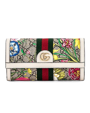 Floral Continental Wallet