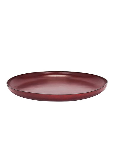 Molded Leather Oversized Tray