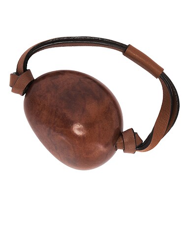 Nappa & Tagua Napkin Ring Set Of 4