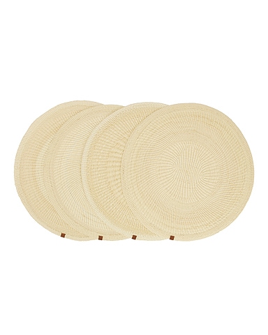 Iraca Bicolor Placemat Set Of 4