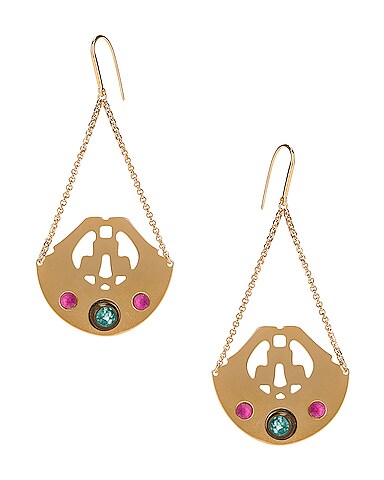 Stone Chandelier Earrings