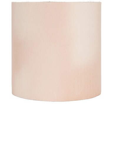 Small 5" Leather Rivet Vase