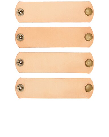 Leather Napkin Rings Set Of 4