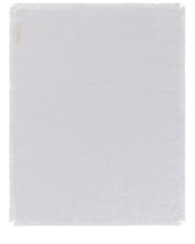 Frayed Linen Placemat