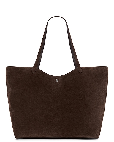 Suede Agnes Tote Bag