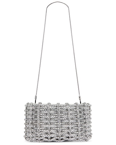Morgan Woven Rhinestone Clutch