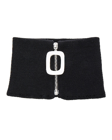 Neck Band with Zip Detail