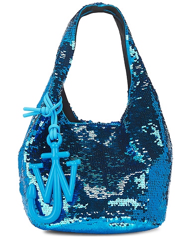 Mini Sequin Shopper Bag