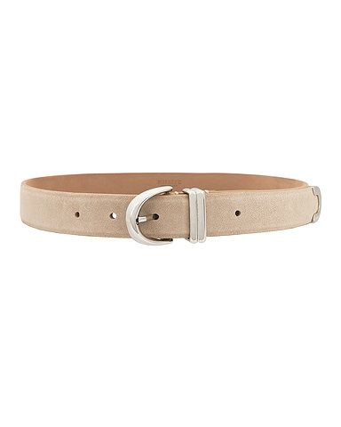 Bambi Skinny Silver Hardware Belt