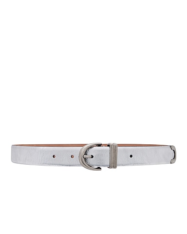 Bambi Antique Silver 25mm Belt