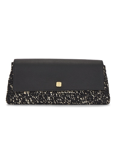 Audrey Raffia Clutch