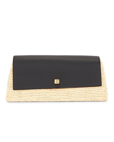 Audrey Raffia Clutch