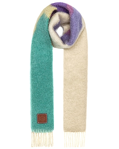 Graphic Mohair Scarf