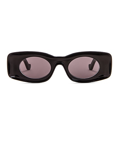 Paula's Ibiza Rectangular Acetate Sunglasses