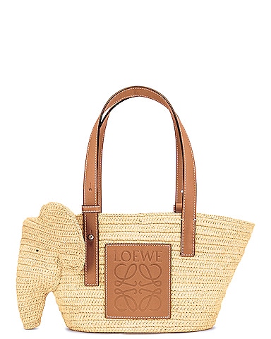 Elephant Basket Small Bag