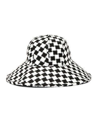 Checkered Sun Bucket Hat