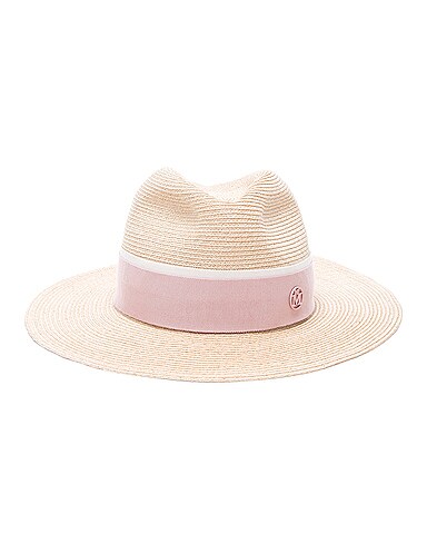 Henrietta Timeless Straw Hat With Thin Canapa