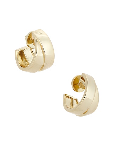 Chunky Double Hoop Earrings