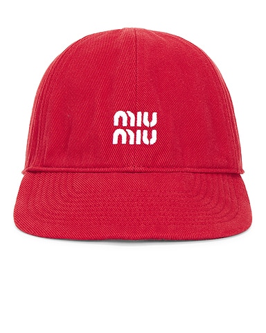 Denim Washed Nastro Baseball Hat