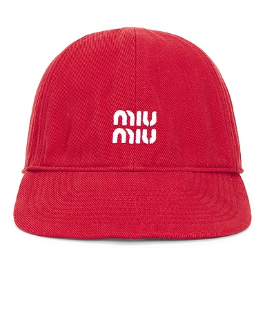 Denim Washed Nastro Baseball Hat