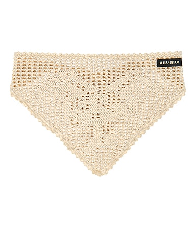 Crochet Filet Headscarf