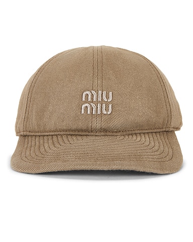 Drill Washed Soft Calf Baseball Cap