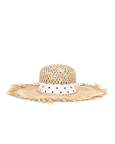 Raffia Ribbon Sun Hat