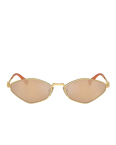 Narrow Oval Sunglasses