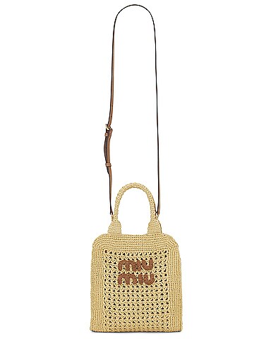 Logo Crochet Tote Bag
