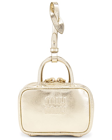 Nappa Laminata Contenitori Bag Charm