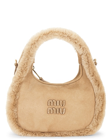 Wander Camoscio Shearling Bag