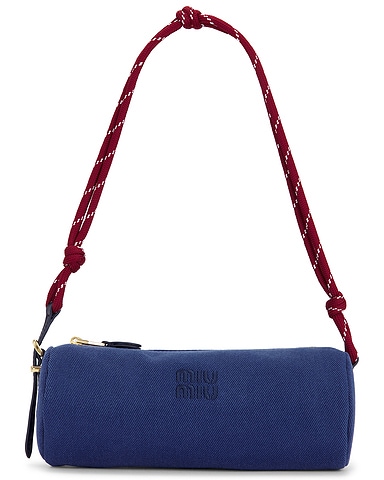 Gabardine Nastro Shoulder Bag