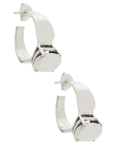 Silver Stone Earring