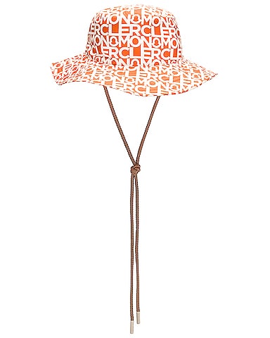 Logo Print Bucket Hat