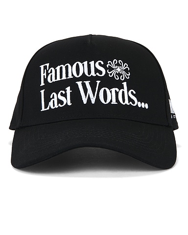 Famous Last Words Hat