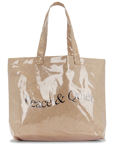 Wordmark Pvc Kraft Tote Bag