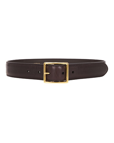 Gabriele Belt in Espresso & Antique Gold