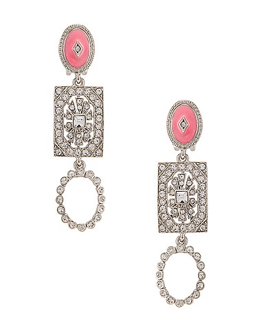 Jeweled Drop Earrings