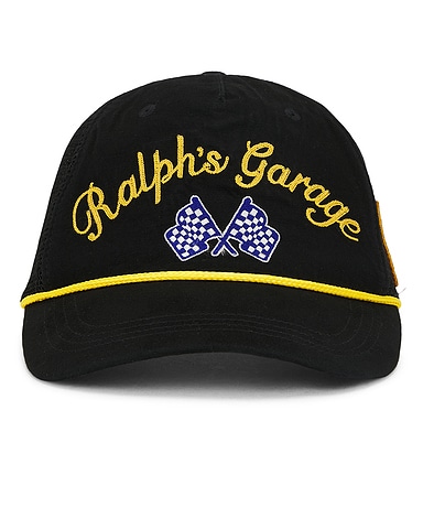 Cotton Canvas Vintage Ralph's Garage Trucker Hat