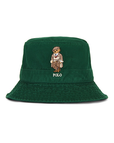 Cotton Twill Novelty Bear Loft Bucket Hat