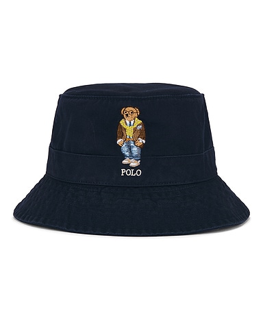 Cotton Twill Novelty Bear Loft Bucket Hat