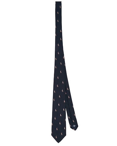 Silk Polo Player Neck Tie