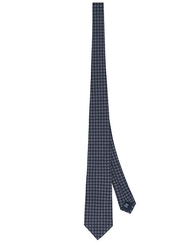 Silk Circle Neat Neck Tie
