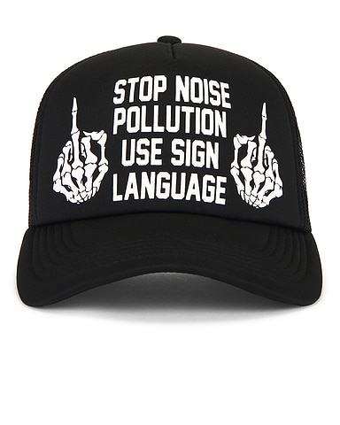 Pollution Trucker Hat
